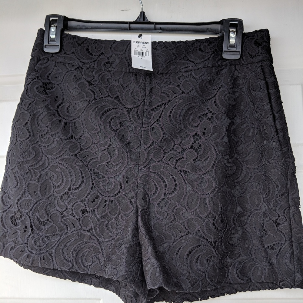 Express lace shorts